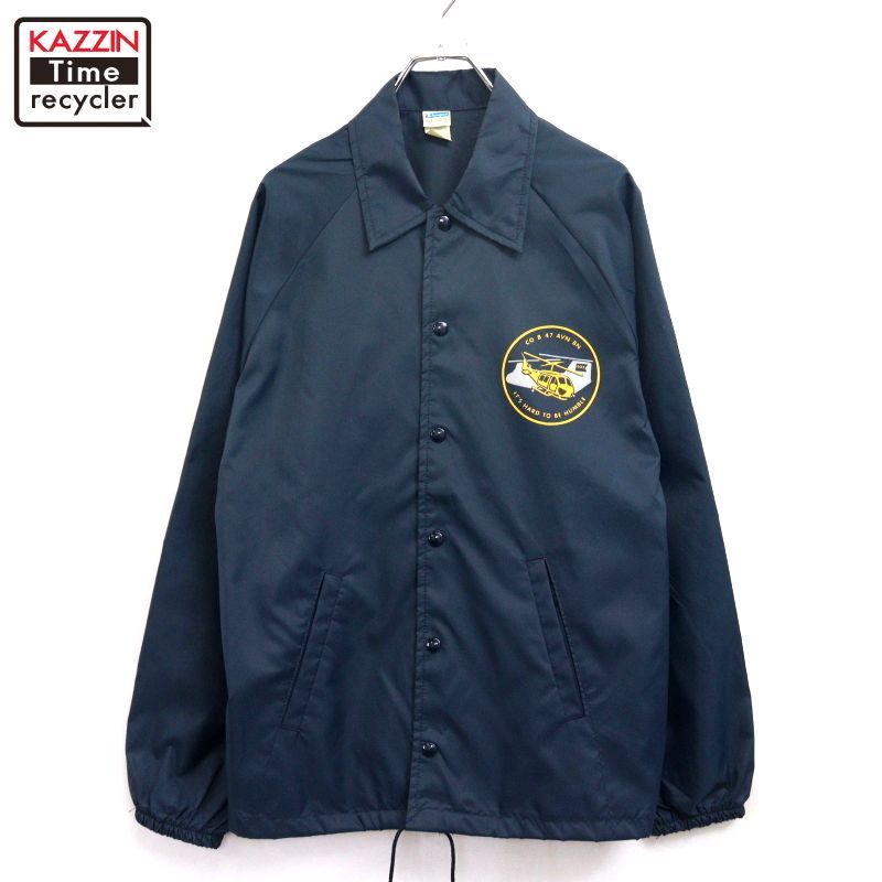 70s USA製 vintage Champion バータグ コーチジャケット メンズ 表記M