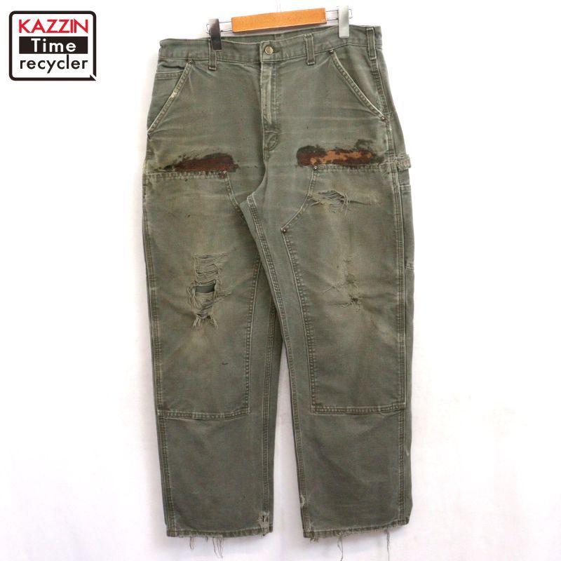 00s Carhartt MOS ダブルニー ダック ペインターパンツ メンズ 表記34