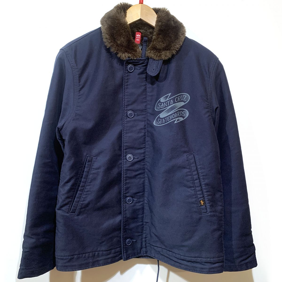 ALPHA INDUSTRIES × SANTA CRUZ アルファインダストリーズ サンタクルーズ ジャケット Lサイズ TA1395-8067 【津山店】