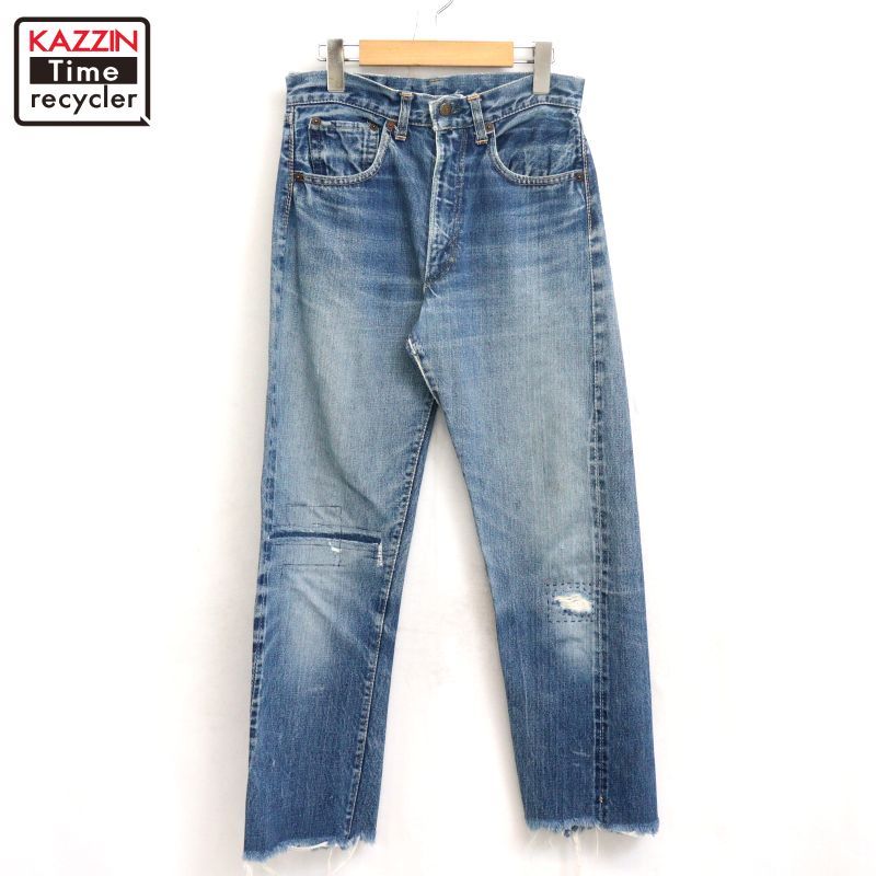 60s vintage Levi's 505 BIG E 耳付き カットオフ デニムパンツ メンズ ~XSサイズ相当