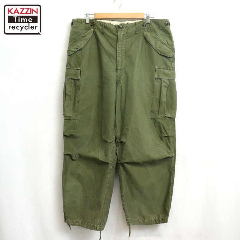50s USA製 vintage U.S.ARMY M-51 フィールド ミリタリーパンツ メンズ XL~サイズ相当 ビッグサイズ オーバーサイズ