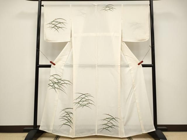 平和屋着物＊夏物　訪問着　絽　露芝文　正絹　逸品　CABF2708tx