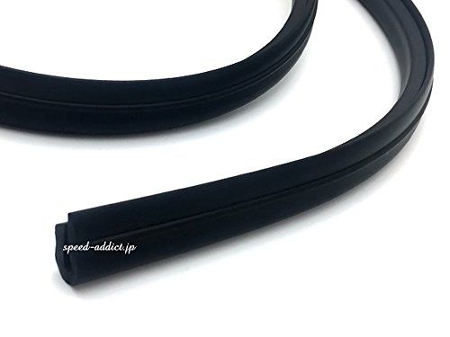 60\'s BUCO ヘルメット用 リバーシブルリム（縁ゴム） 110cm ブラックkk adbde805