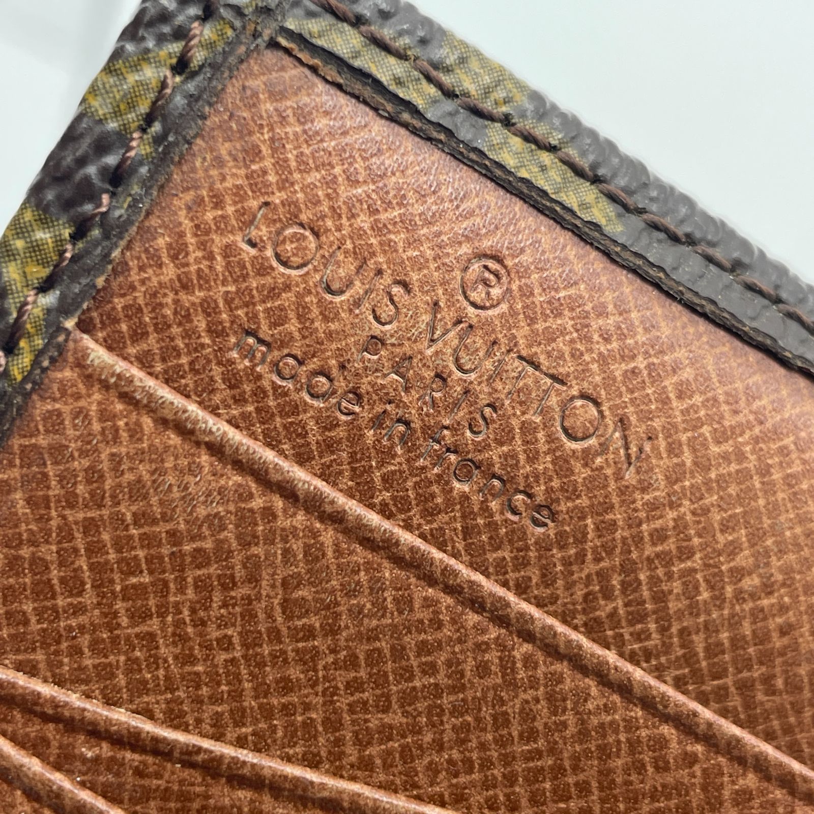 難有り LOUIS VUITTON ルイヴィトン モノグラム ポルトモネビエ W 