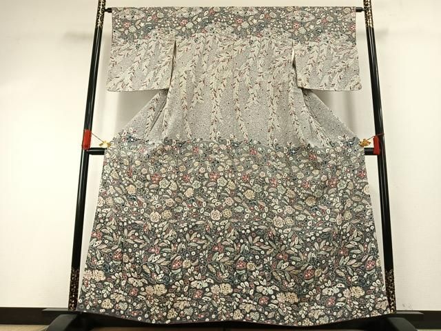 平和屋着物■訪問着　辻が花文　暈し染め　金彩　正絹　逸品　未使用　AABI0235st 平和屋着物□訪問着 辻が花文 暈し染め 金彩 正絹 逸品 未使用