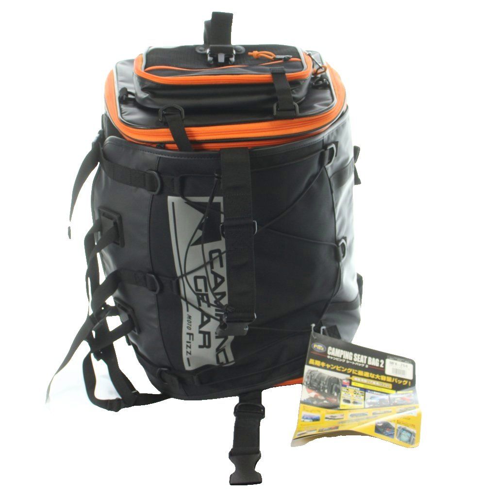 タナックス TANAX MOTO FIZZ モトフィズ キャンピングシートバッグ2 バイク用品 タグ付き アクティブオレンジ 黒 ブラック MFK-254 /MW ■GY12 15,466円