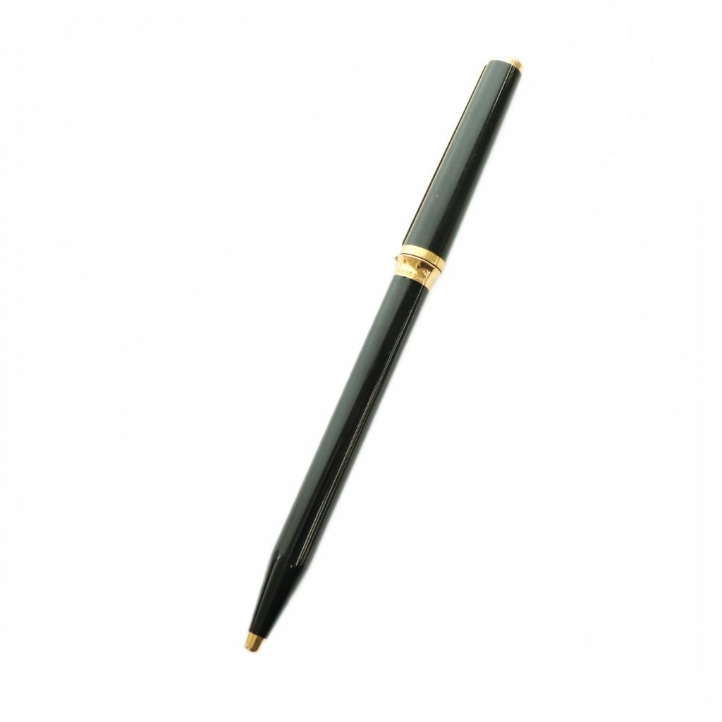 エステーデュポン S.T.DUPONT 文房具 ボールペン 黒 ブラック ゴールドカラー /SS ■OS ■GY18