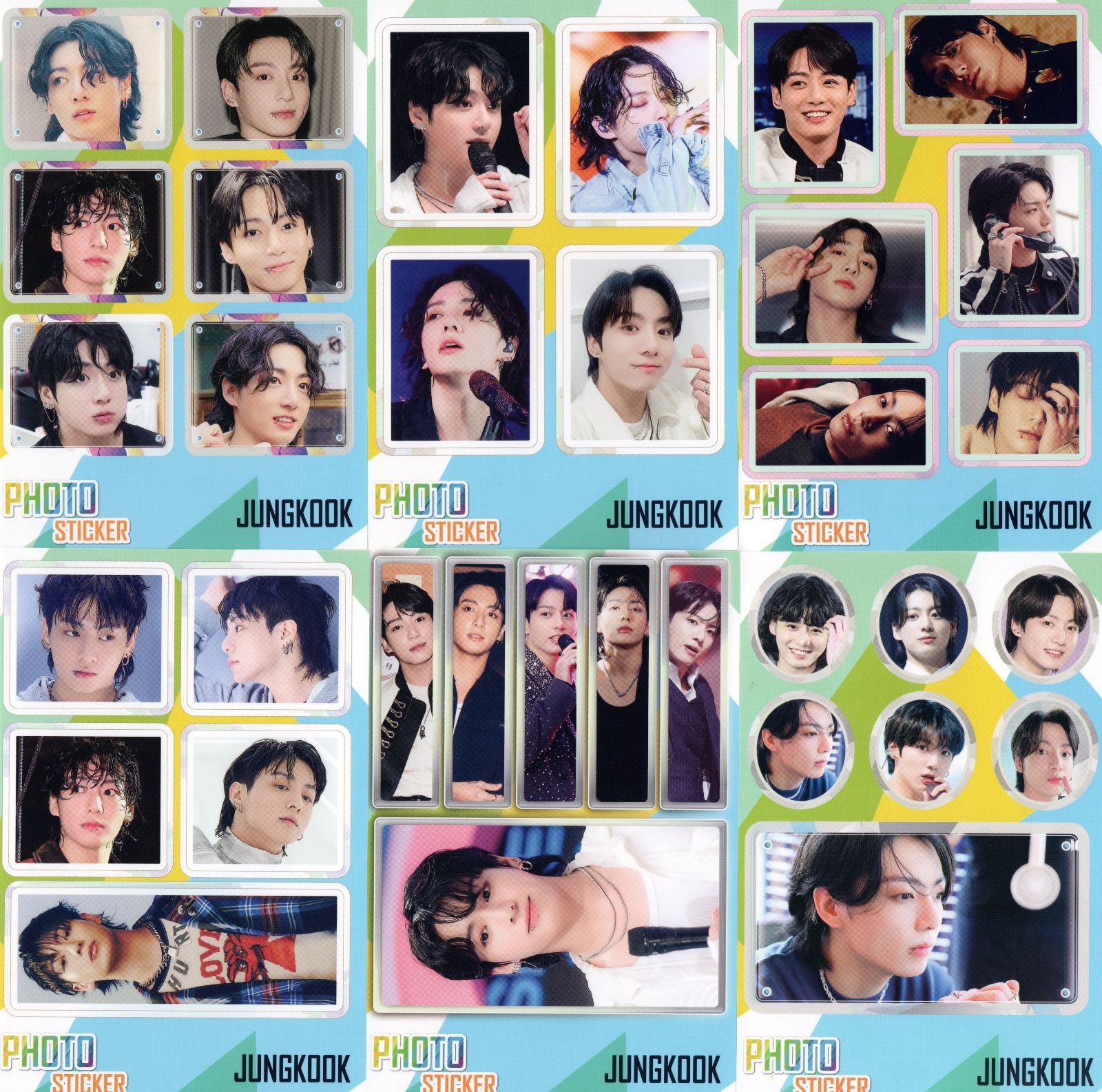 BTS ジョングク グッズ ステッカーセット 87枚入 フォトステッカー