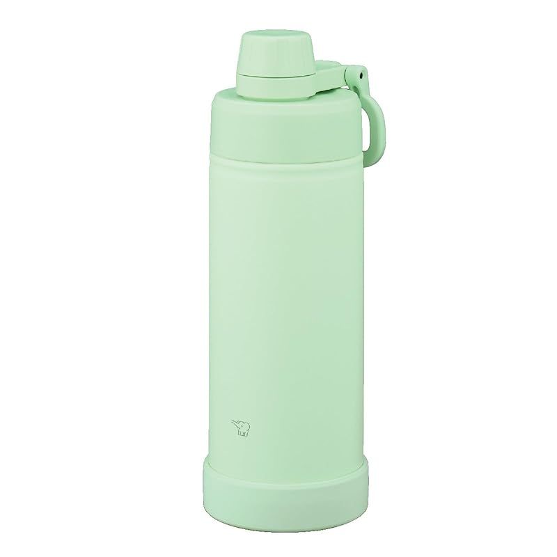 【新品】 象印 水筒 0.6L 【素早く水分補給】 食洗機対応 シームレスせん 洗う点数3点のみ ハンドルつき 保冷 クールボトル ライトグリーン SD-KA60-GM