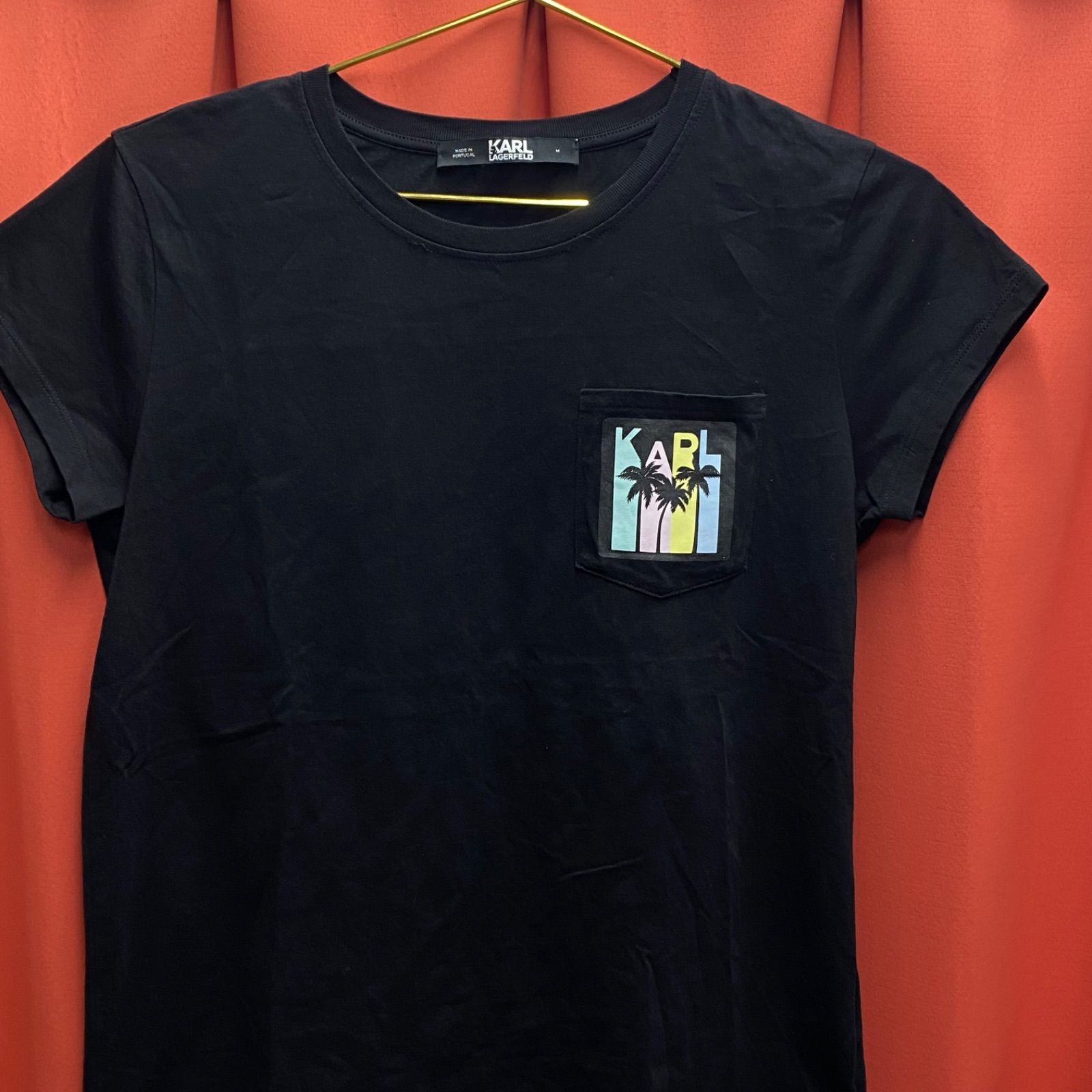 KARL LAGERFELD カールラガーフェルド Tシャツ 半袖 プリントTシャツ M