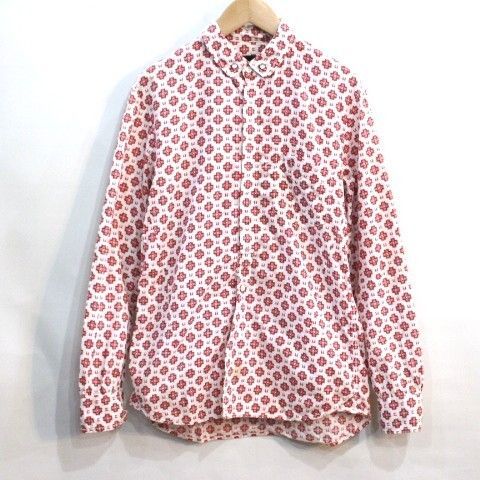 NUMBER (N)INE / ナンバーナイン 08aw ポートランド期 総柄シャツ パジャマシャツ 小紋柄 メンズ 3 ｓ程度 ボタンダウン used