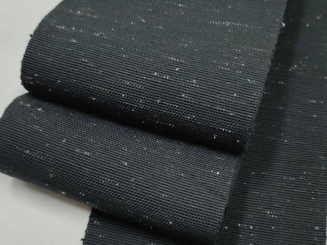 平和屋着物●男性　角帯　紬地　霞文　正絹　逸品　CABF8590hy