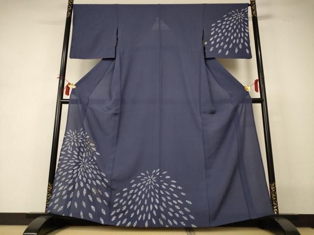 平和屋着物＊夏物　訪問着　絽　花火　金彩　正絹　逸品　AABI0652jd