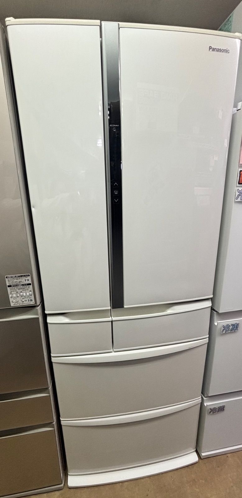 ◆Panasonic 冷蔵庫 451L フレンチドア NR-FVF455-W