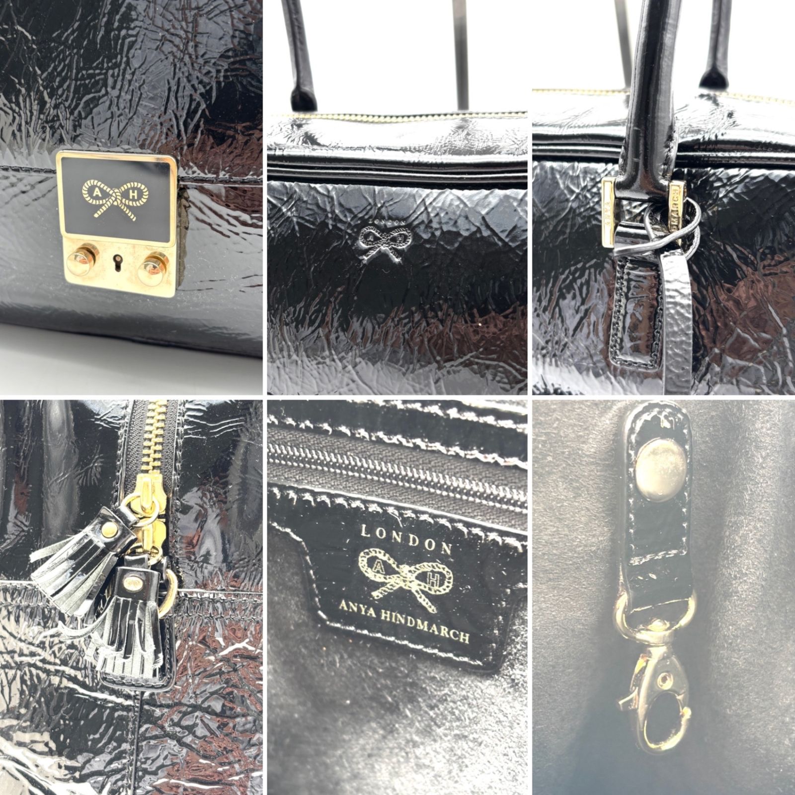 美品 Anya Hindmarch アニヤハインドマーチ カーカー 2way 