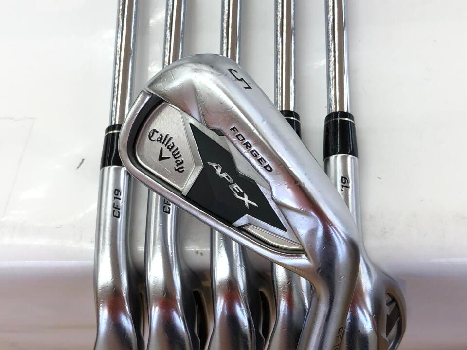 キャロウェイ　APEX 2019　NSプロ MODUS 3 TOUR 105　Sフレックス　アイアンセット　中古　ゴルフドゥ！吹上店【最短即日発送】