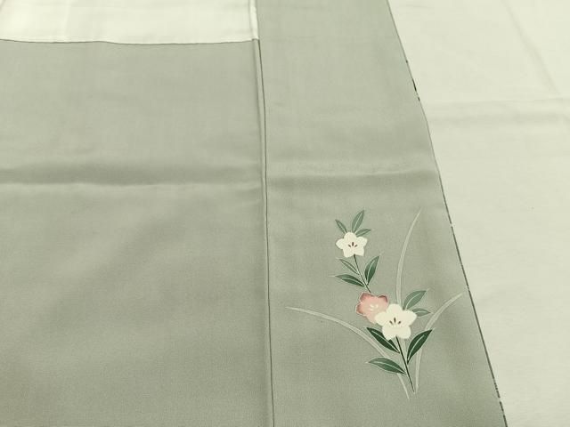 平和屋着物○豪華色留袖 友禅 作家物 松竹梅 扇面花文 暈し染め 正絹