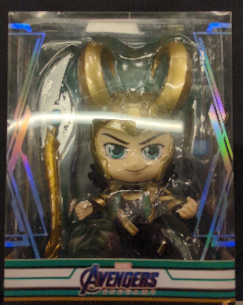 HOTTOYS COSBABY (L) BOBBLE HEAD LOKI COSB816