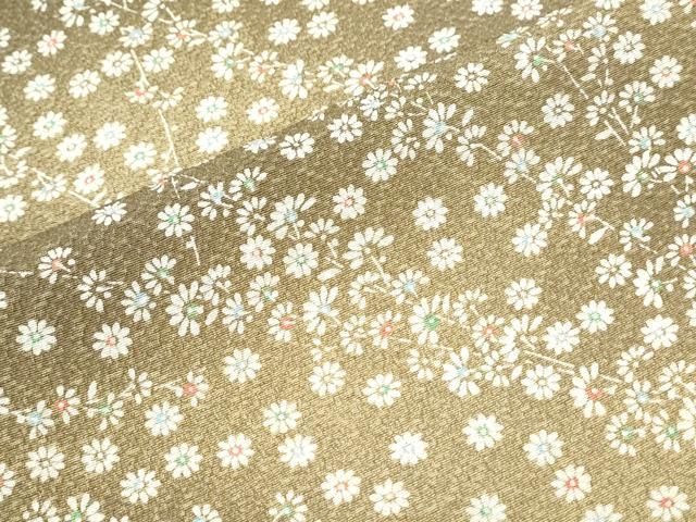 平和屋着物▽上質な小紋 単衣 舞花文 暈し染め 正絹 逸品 CABF7708th