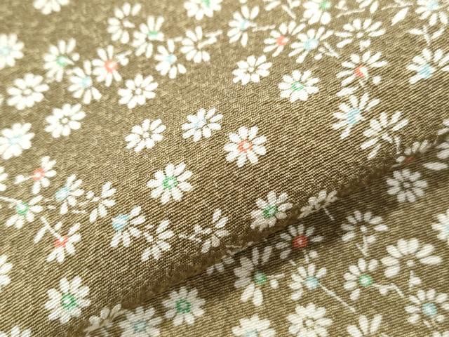 平和屋着物▽上質な小紋　単衣　型染め　舞花文　正絹　逸品　AAAW7775fy 平和屋着物▽上質な小紋 単衣 舞花文 暈し染め 正絹 逸品 CABF7708th
