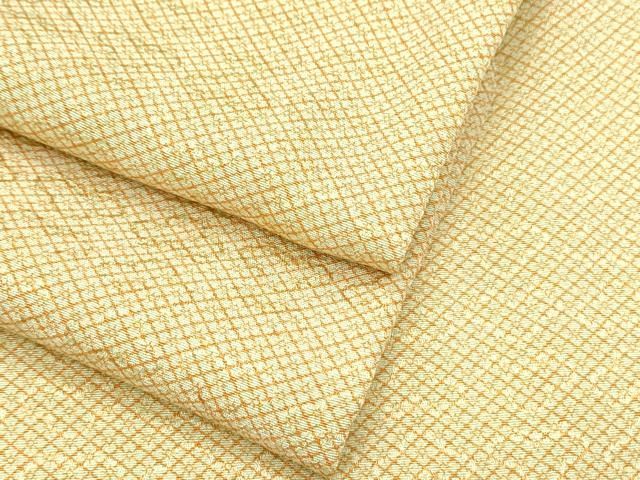 平和屋着物▽江戸小紋　単衣　菱花文　正絹　逸品　CABF7745th