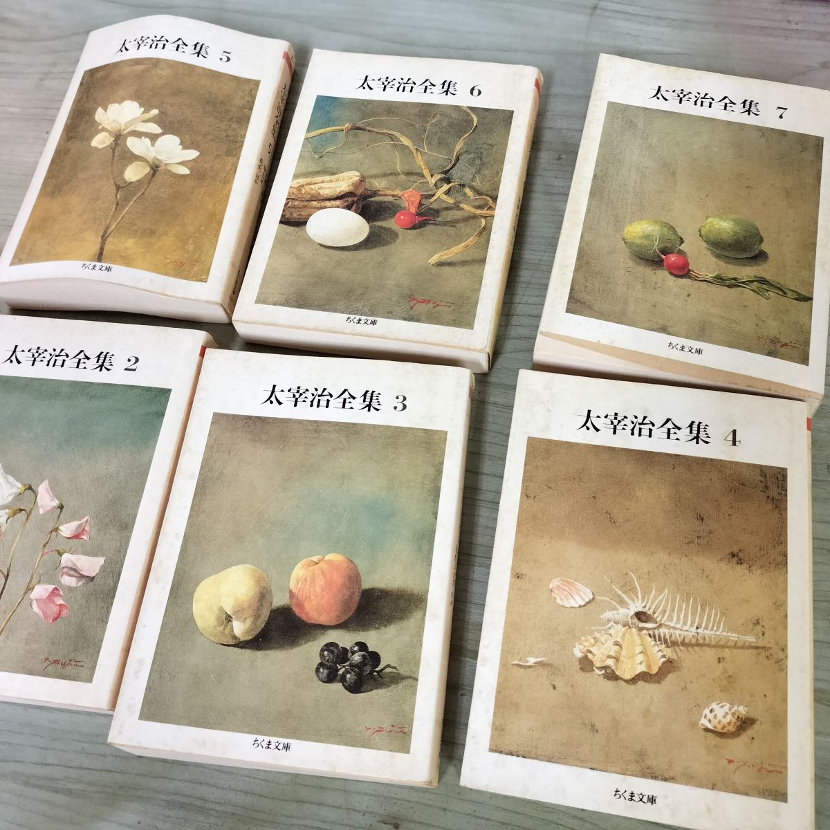 計7冊 不揃い (8~10欠) 太宰治全集 ちくま文庫 全初版 1988~1989年 計7冊 不揃い (8~10欠) 太宰治全集 ちくま文庫 全初版 1988~1989年