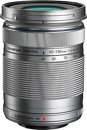 OLYMPUS 望遠ズームレンズ M.ZUIKO DIGITAL 40-150mm F4.0-5.6 R シルバーt aaaa7cd0