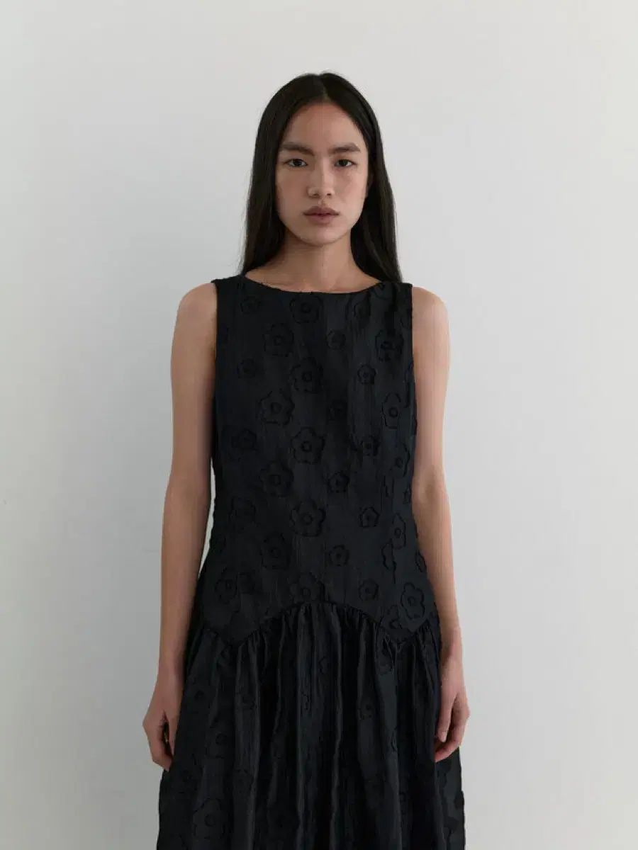麻 ONE PIECE ワンピース バッグ バックホール back hole dress