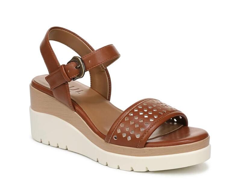 ソウルニュトライザー レディース シューズ サンダル SOUL NaturalizerGraciela Wedge Sandal Medium Brown ブラウン