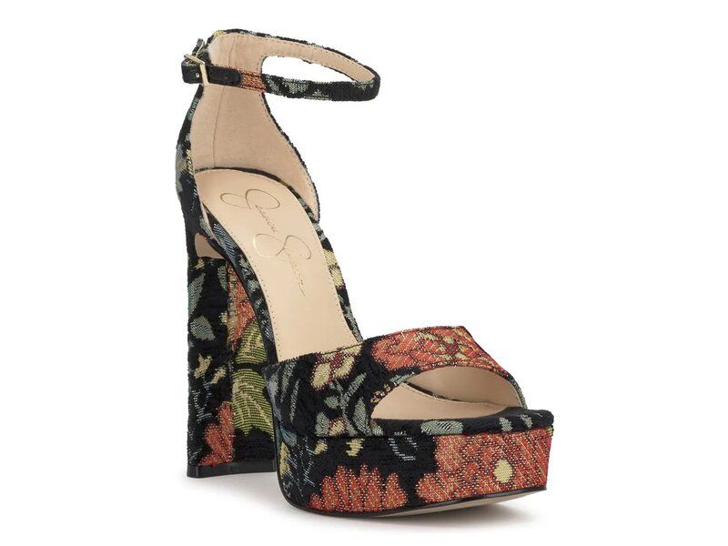 ジェシカシンプソン レディース シューズ サンダル プラットフォーム Jessica Simpson Telxia Platform Sandal BlackMulticolor ブラック