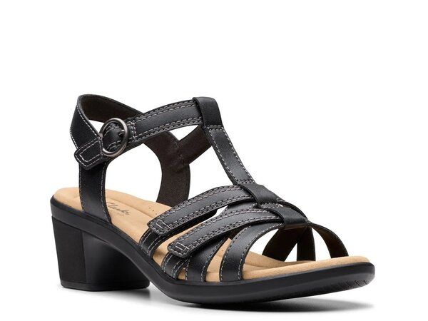 クラークス レディース シューズ サンダル Clarks Emily Rose Sandal Black ブラック