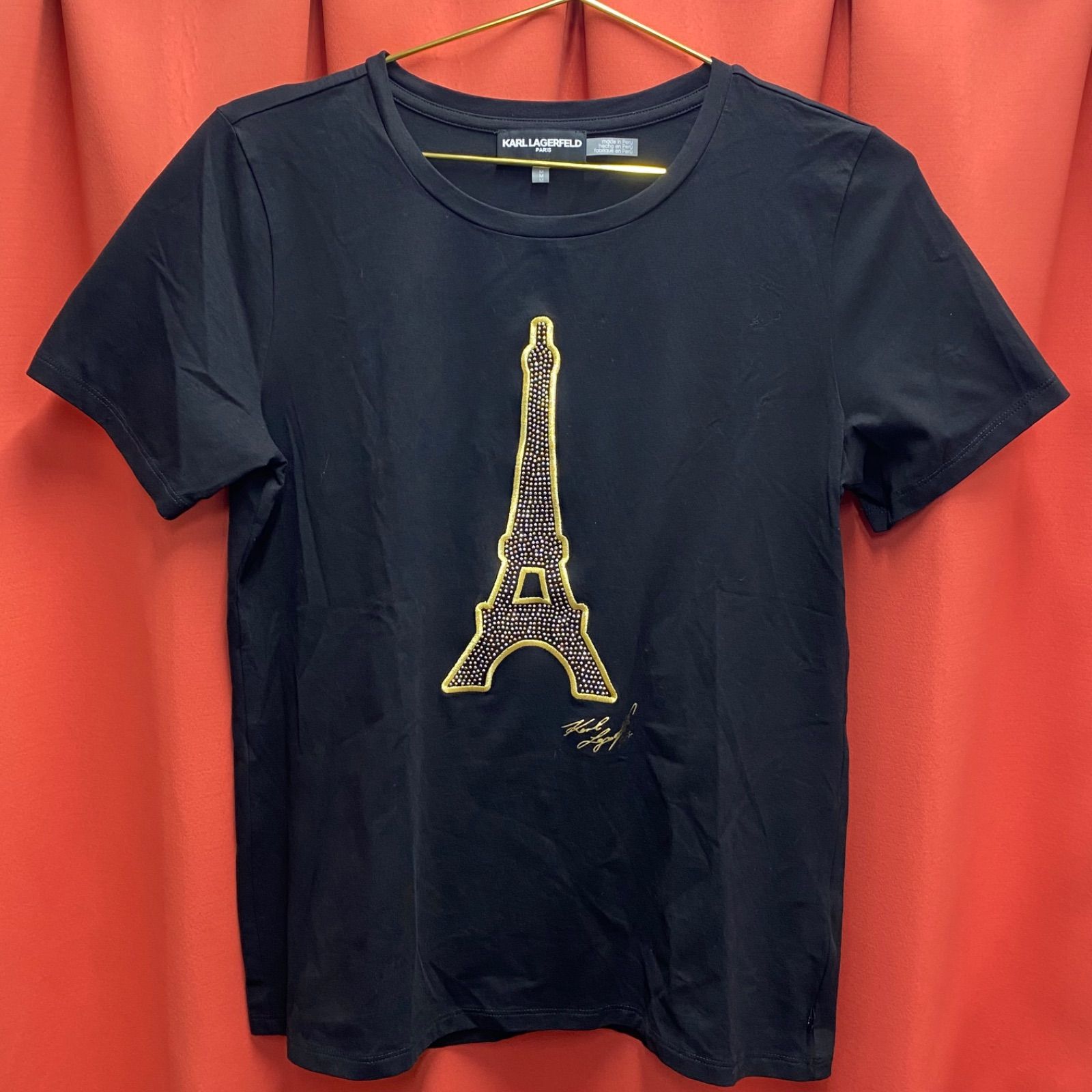 KARL LAGERFELD カールラガーフェルド エッフェル塔 Tシャツ 半袖 ロゴ