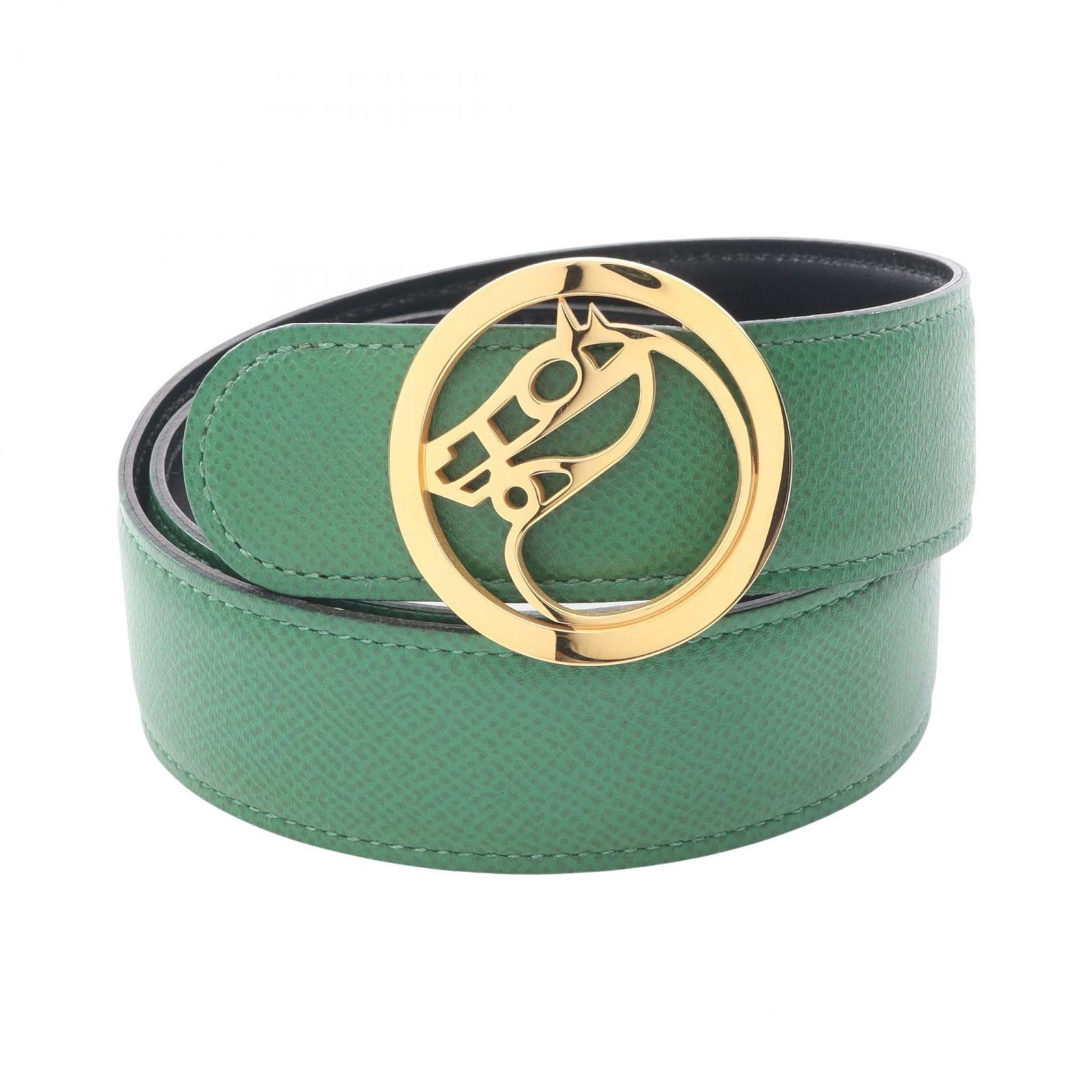 エルメス HERMES ベルト シュバル リバーシブル カーフ（牛革） ベルト レディース Used B