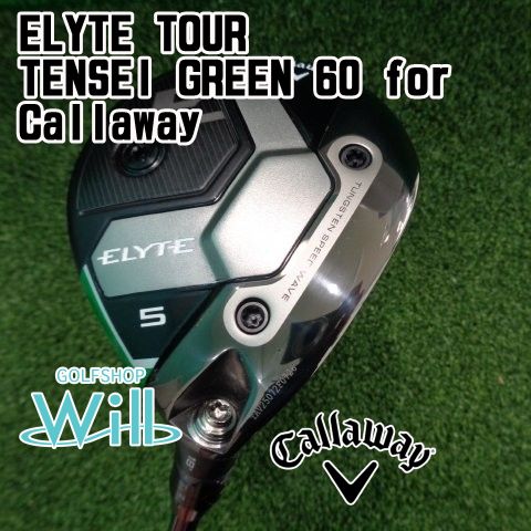 【中古】フェアウェイウッド キャロウェイ ELYTE TOUR/TENSEI GREEN 60 for Callaway/S/18[0348]