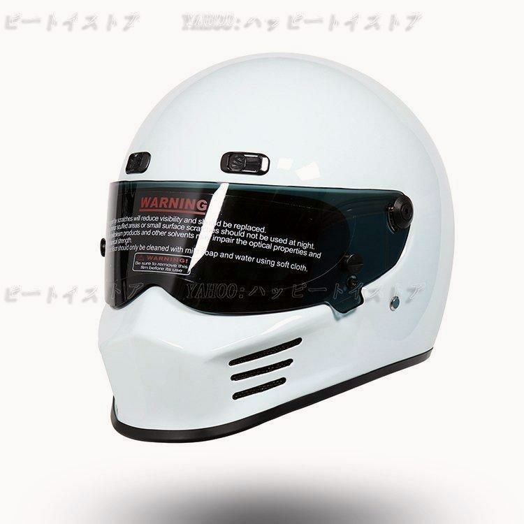 【送料無料】公道使用不可 装飾用ヘルメット フルフェイスヘルメット CRG ATV-9 レトロ ヘルメット グラスファイバー フルフェイス 通気 四季適応 全4色