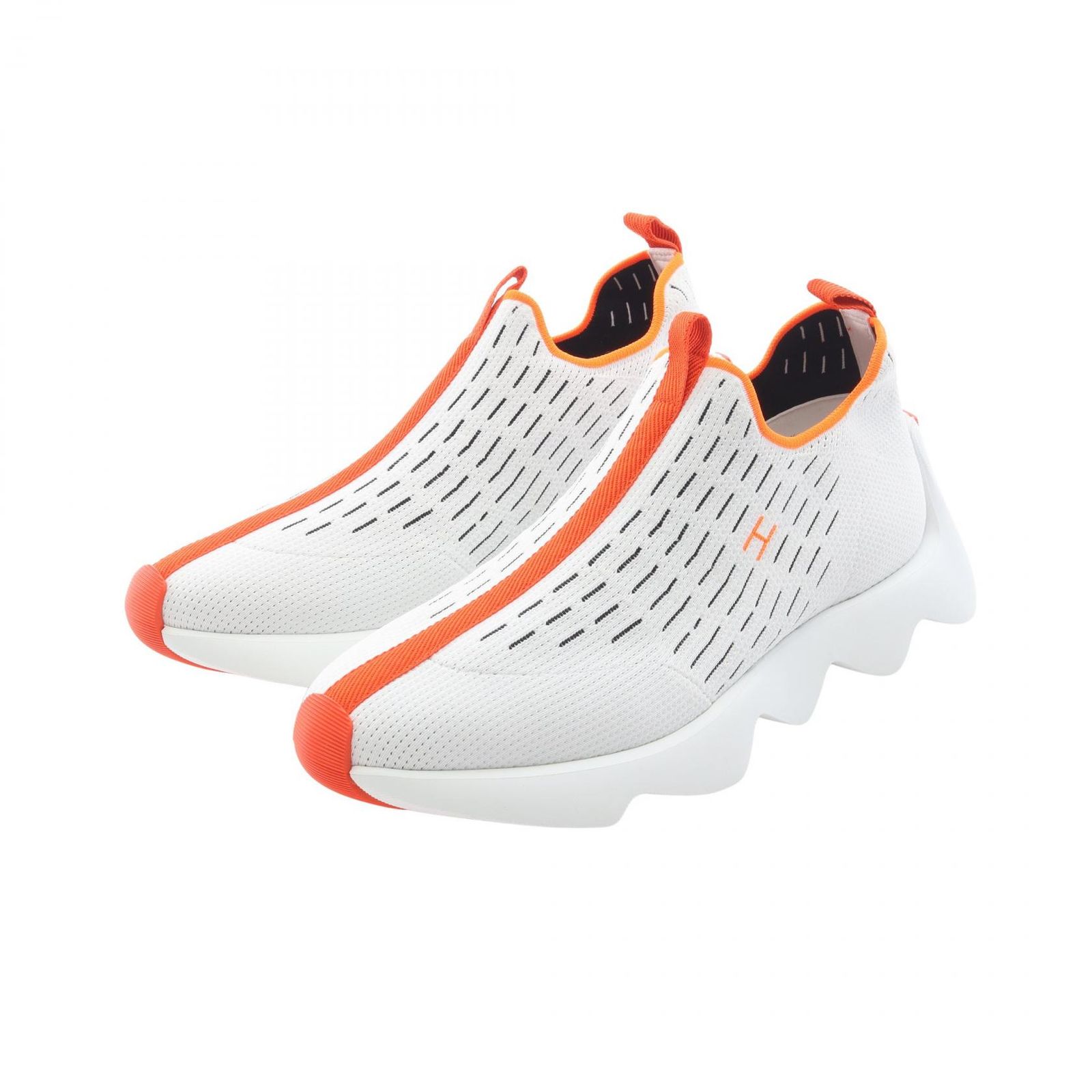 エルメス HERMES スリッポン ECLAIR エクレール ファブリック スニーカー メンズ 未使用