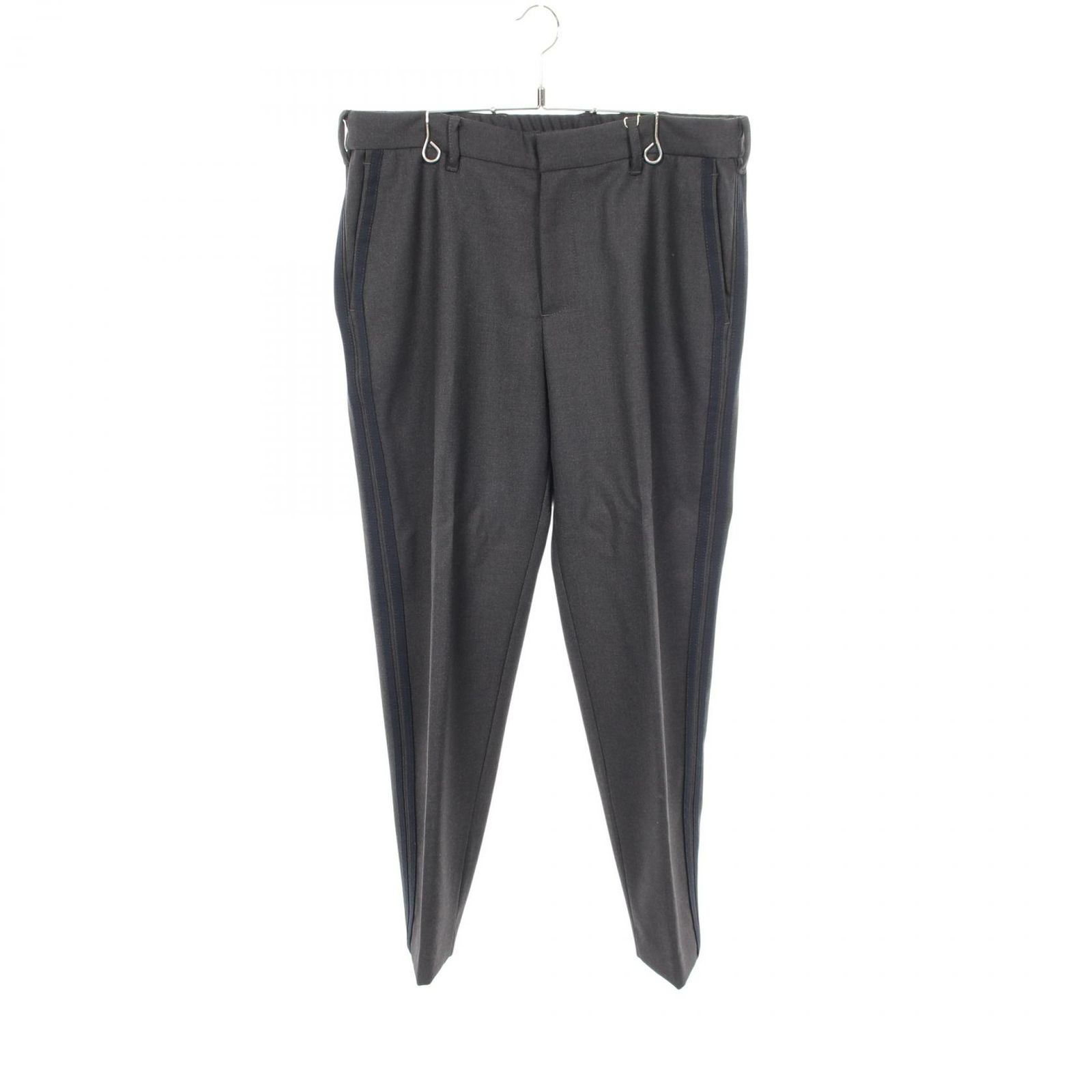 エンポリオ・アルマーニ Emporio Armani パンツ サイドライン 6X1P8R ウール パンツ メンズ 未使用