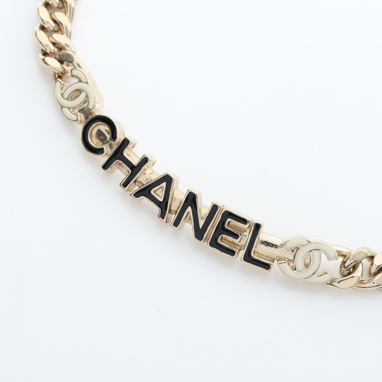 シャネル CHANEL チョーカー ココマーク ロゴ GP(ゴールドメッキ) チョーカー レディース Used A シャネル CHANEL チョーカー ココマーク ロゴ GP(ゴールドメッキ) チョーカー レディース Used A