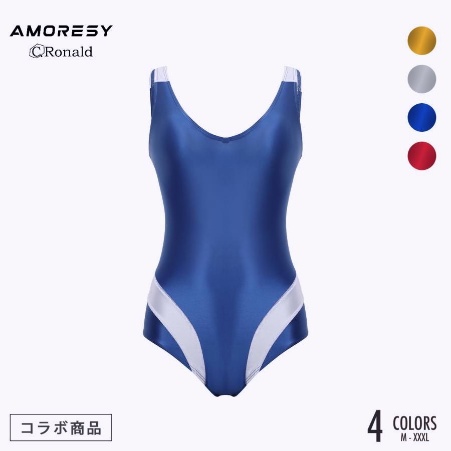 【送料無料】AMORESY アモレシー キャットファイト・ロナウド コラボ商品 Blaze ブレイズ バックレス スイムスーツ レオタード ボディスーツ ストレッチ グラビア 爆買