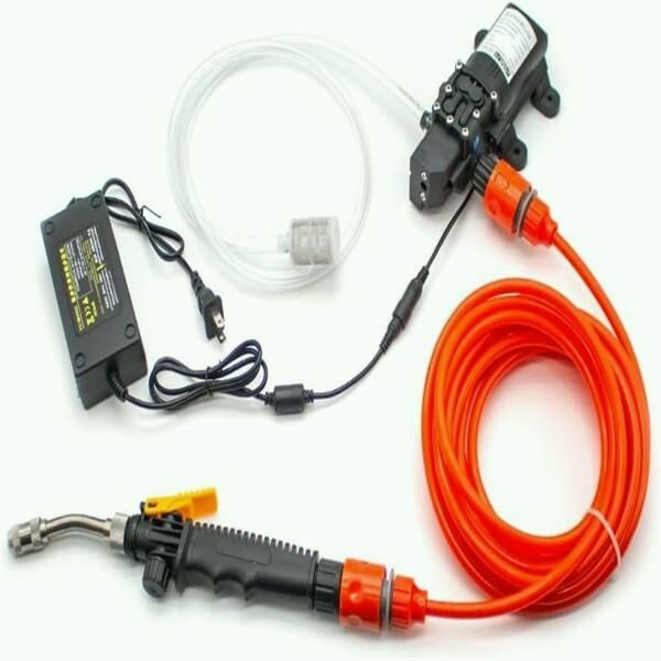 【送料無料】家庭用エアコン洗浄機高圧水ポンプ内蔵 屋内 室外機対応 AC100-240V自動電圧対応