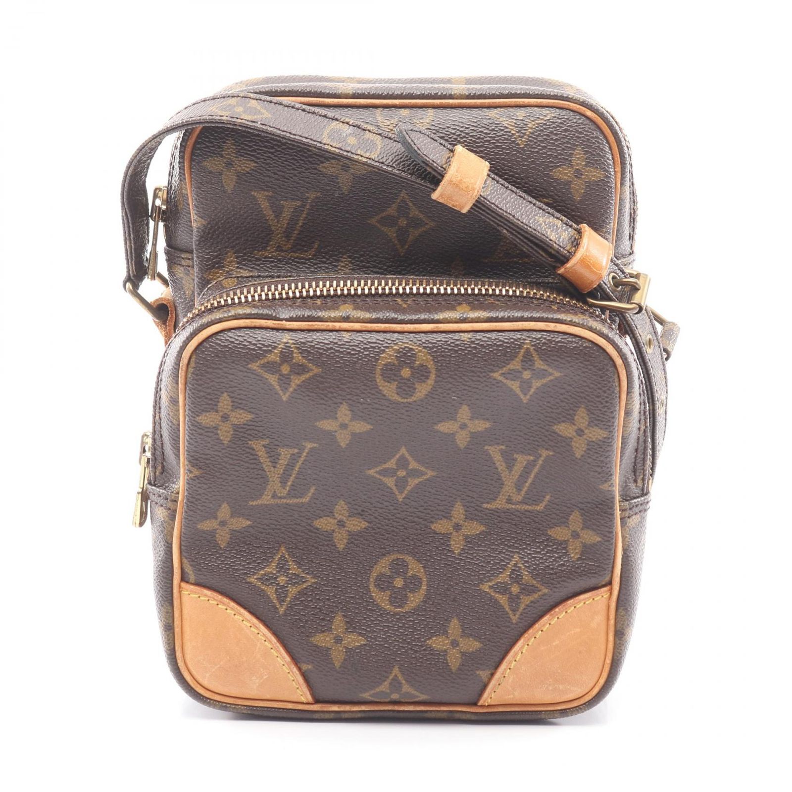 ルイ・ヴィトン LOUIS VUITTON ショルダーバッグ アマゾン M45236 PVCコーティングキャンバス レザー アマゾン レディース Used B
