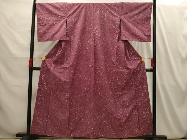 平和屋着物□上質な小紋 紬地 霞文 正絹 逸品 AABI4027sx - メルカリ