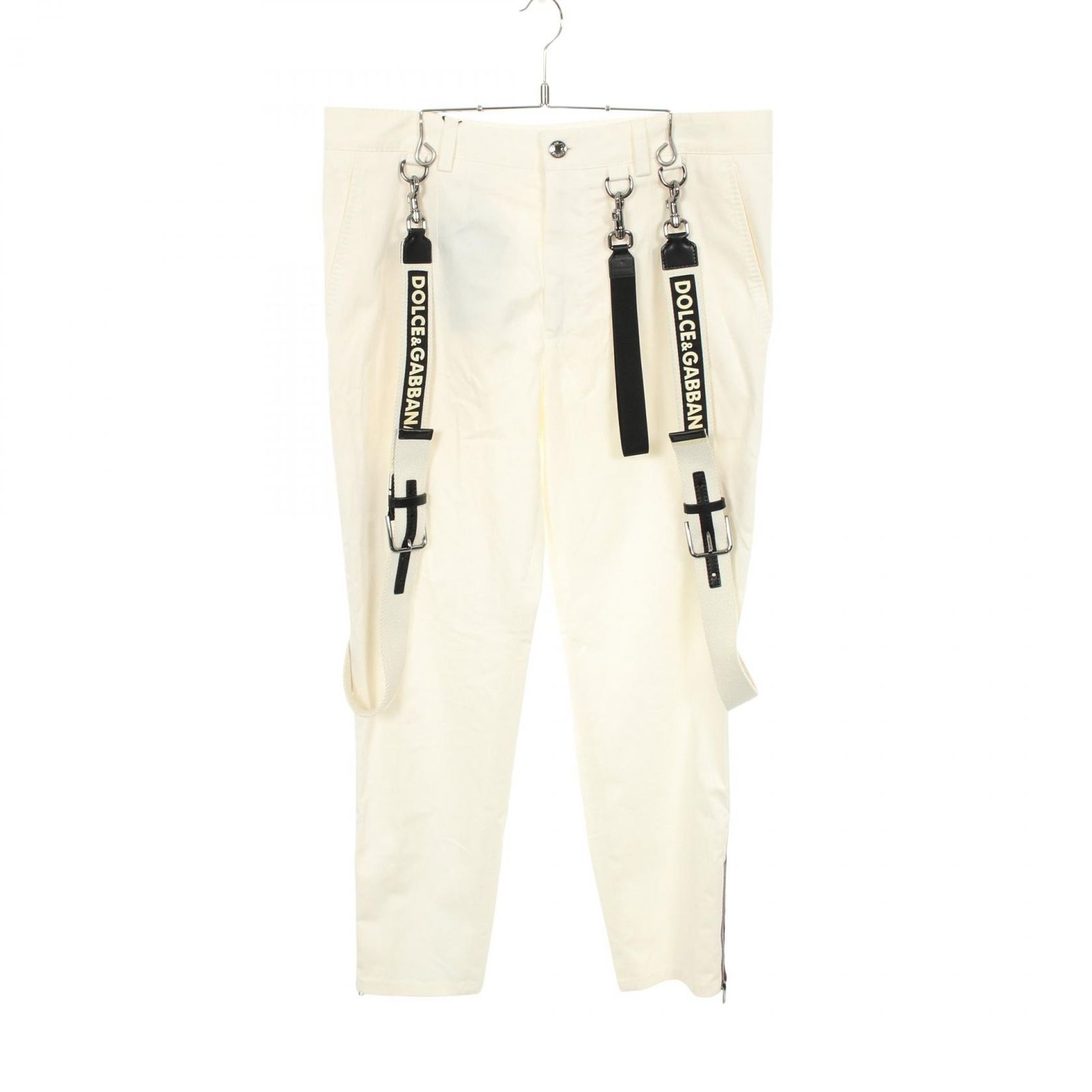 ドルチェアンドガッバーナ DOLCE & GABBANA パンツ サイドライン コットン パンツ メンズ Used B