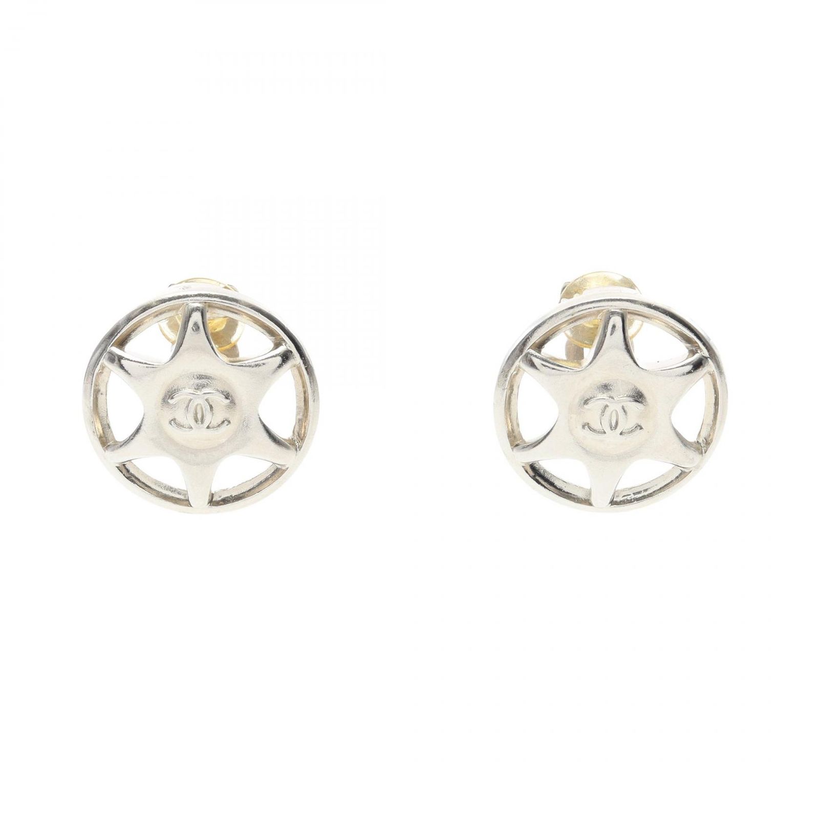 シャネル CHANEL イヤリング ココマーク ステンレススチール イヤリング レディース Used B