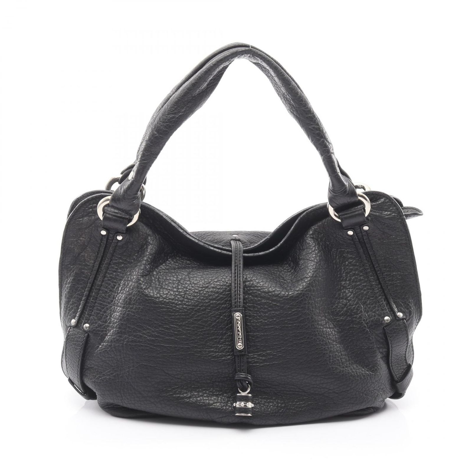 セリーヌ CELINE ハンドバッグ ビタースウィート ブラック レザー ハンドバッグ レディース Used B