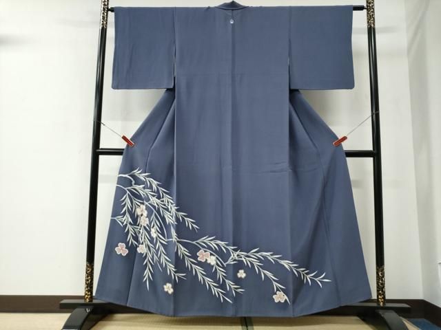 平和屋着物●豪華色留袖 草花文 正絹 逸品 CABE3077yc