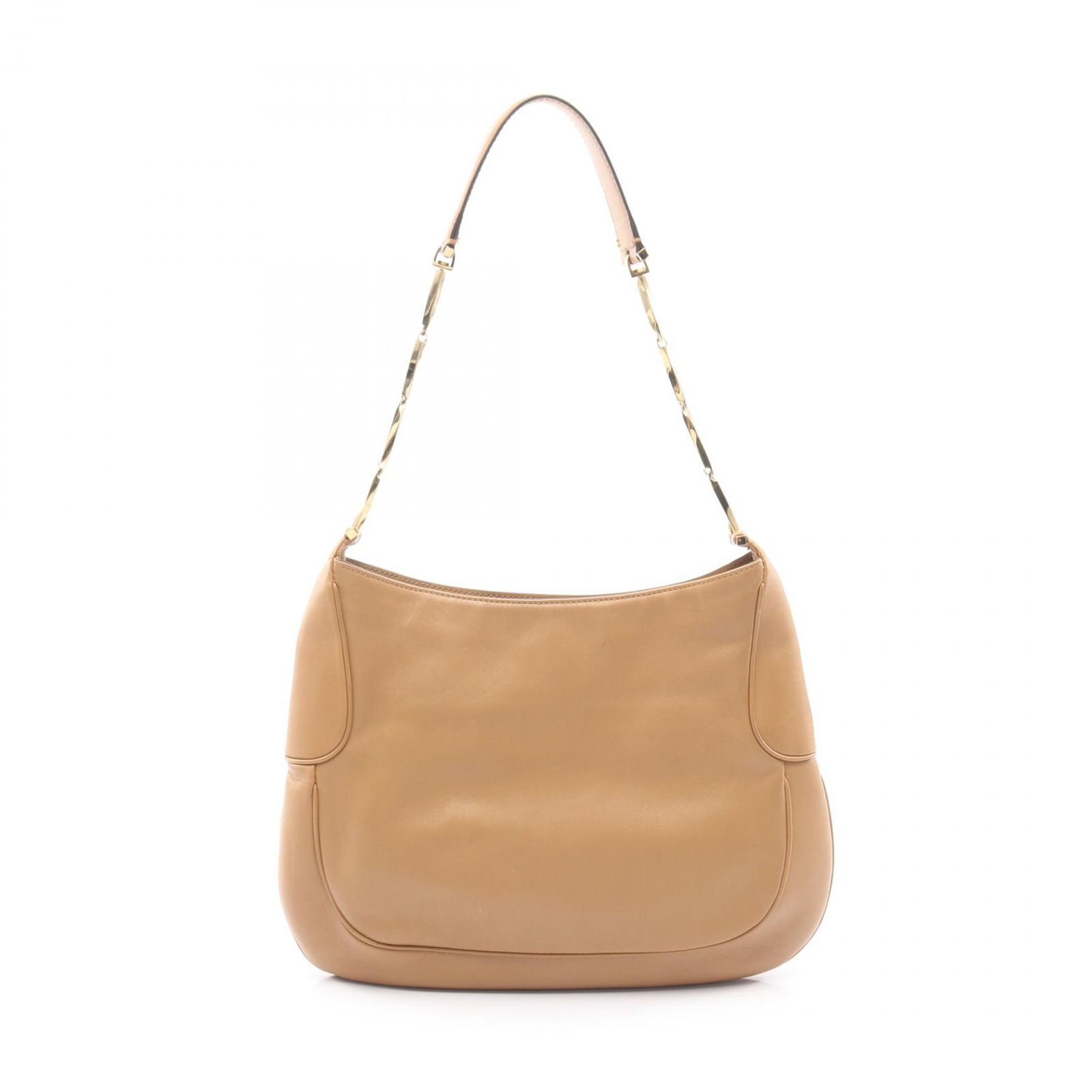サルヴァトーレフェラガモ Salvatore Ferragamo ショルダーバッグ 21 1271 イエローブラウン レザー ショルダーバッグ レディース Used B