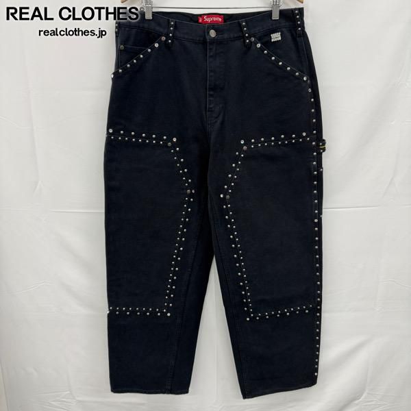Supreme×b.b.Simon/シュプリーム×ビービーサイモン【24AW】Studded Double Knee Painter Pant/スタッズ ダブルニー ペインター パンツ/36