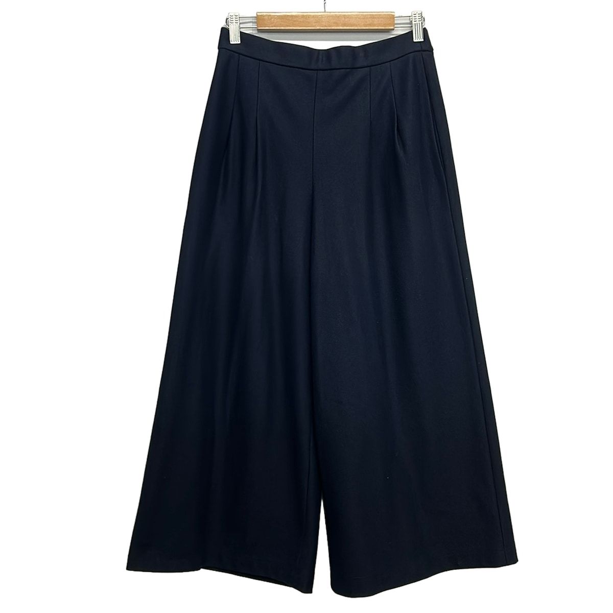 FOXEY NEW YORK(フォクシーニューヨーク) パンツ サイズ40 M レディース美品 - 41402 ダークネイビー クロップド(半端丈)/ウエストゴム