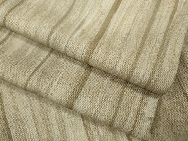 平和屋着物▽上質な小紋　単衣　縞　正絹　逸品　CABF3095ze 21,450円